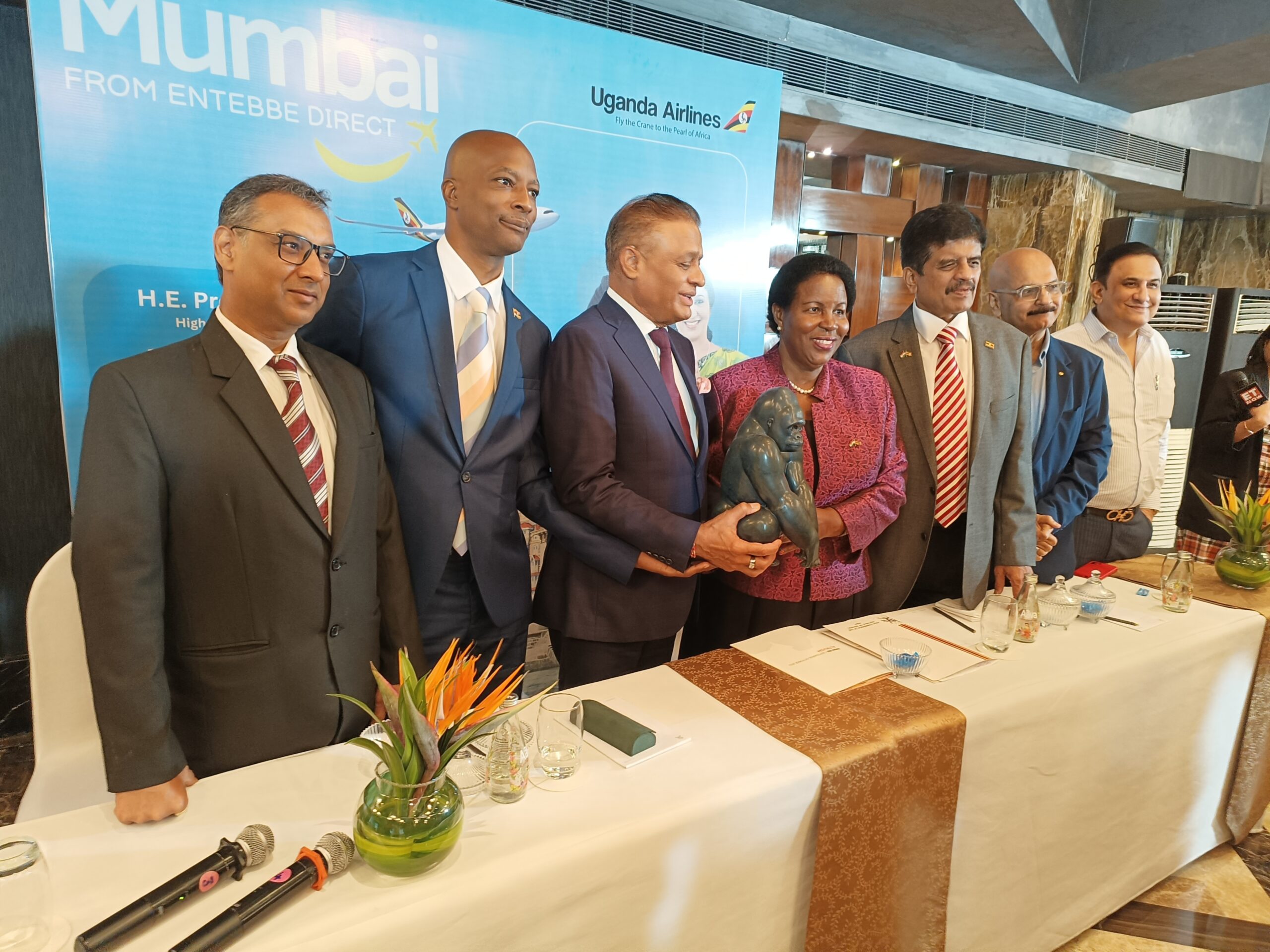 Uganda Airlines to start tri-weekly Entebbe-Mumbai flights from October 7; looking for partnership with local airlines