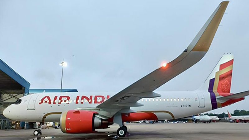 Air India’s first aircraft with new livery lands in Delhi