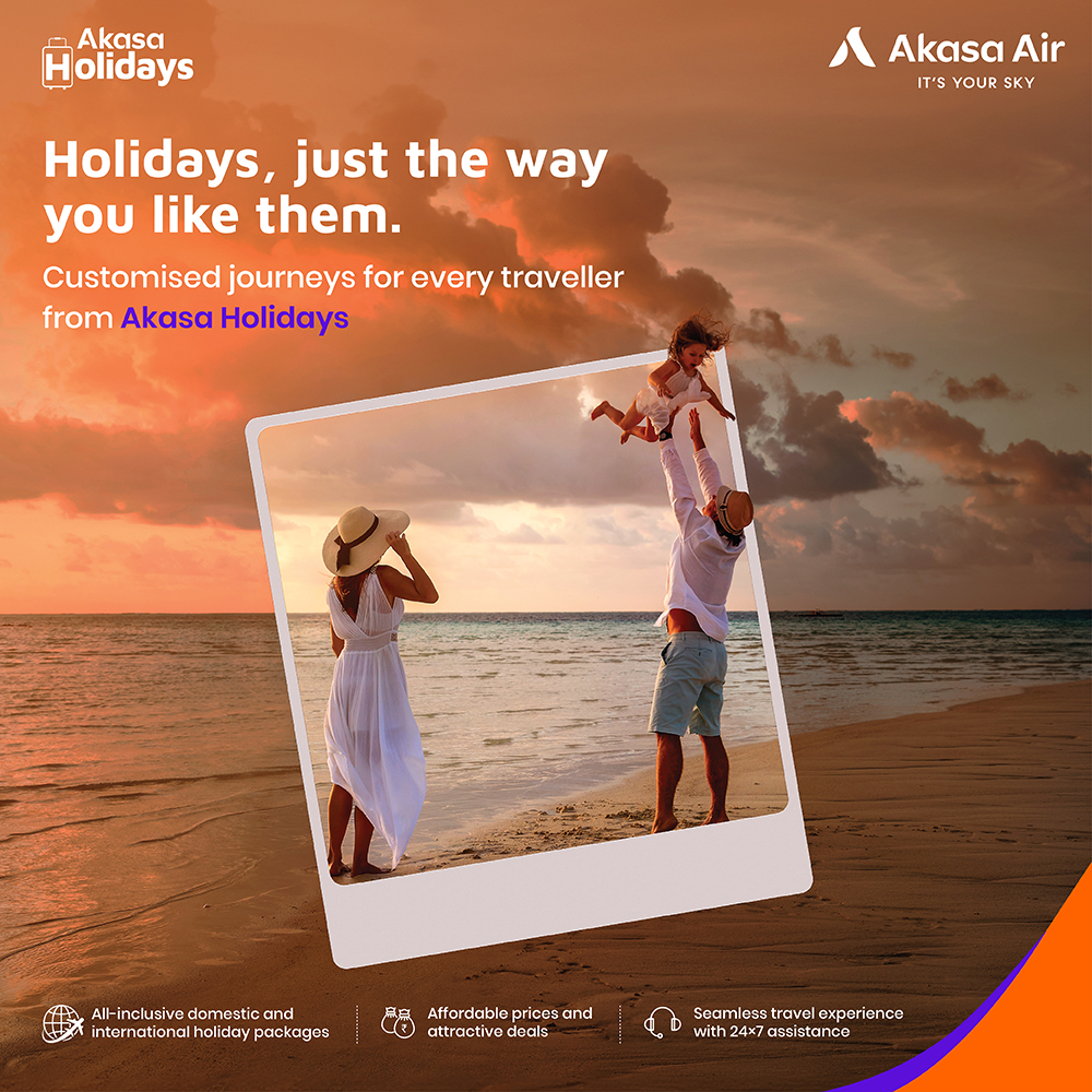 Akasa Air unveils ‘Akasa Holidays’