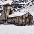 The snow-laden Kedarnath Temple that will close on November 3 for winter