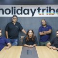 The Funding team of Holiday Tribe after raising seed funding.